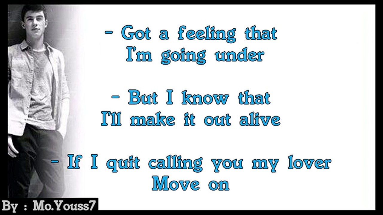 Stitches - Shawn Mendes (Lyrics)