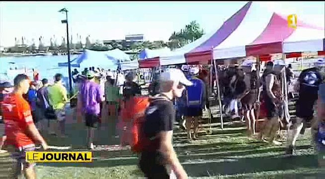 Championnats du monde de Va'a : nos rameurs à l'échauffement