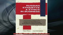 FAVORIT BOOK   Russian Etiquette  Ethics In Business  FREE BOOOK ONLINE