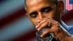 Flint water crisis: President Obama drinks filtered water during press conference