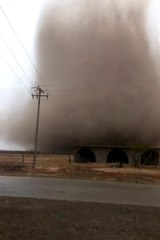 Tornade impressionnante au mexique le 16 avril 2016.