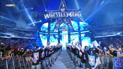 John Cena's 25th Anniversary of WrestleMania Entrance HD