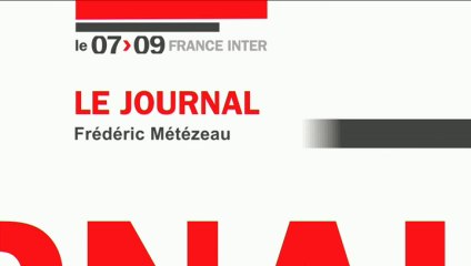 Le journal de 8h00 du 6 mai - Frédéric Métézeau