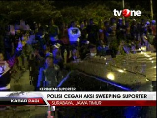 Ratusan Suporter Sepakbola Sweeping di Suramadu