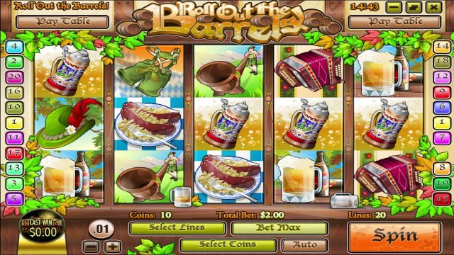 Roll out the Barrels ilmainen kasino kolikkopeli Rival Video Esikatselu
