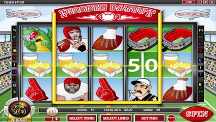 Pigskin Payout ilmainen kasino kolikkopeli Rival Video Esikatselu