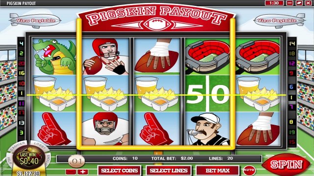Pigskin Payout ilmainen kasino kolikkopeli Rival Video Esikatselu
