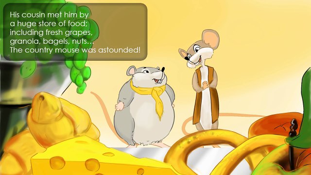 The City Mouse and the Country Mouse - Fairy tales and stories for children