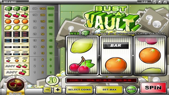 Bust-A-Vault ilmainen kasino kolikkopeli Rival Video Esikatselu