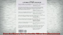 FAVORIT BOOK   Force For Change How Leadership Differs from Management  BOOK ONLINE