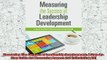 new book  Measuring The Success of Leadership Development A StepbyStep Guide for Measuring Impact