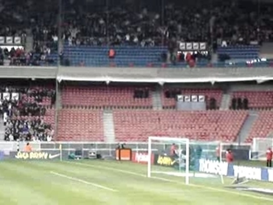 psg - om 2005 2006 tifo + entrée des joueur