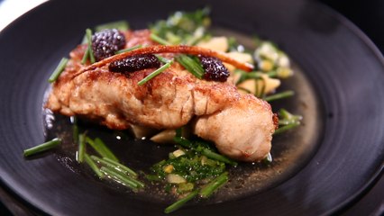 Ris de veau meunière, salsifis confits par Thierry Breton (#DPDC)