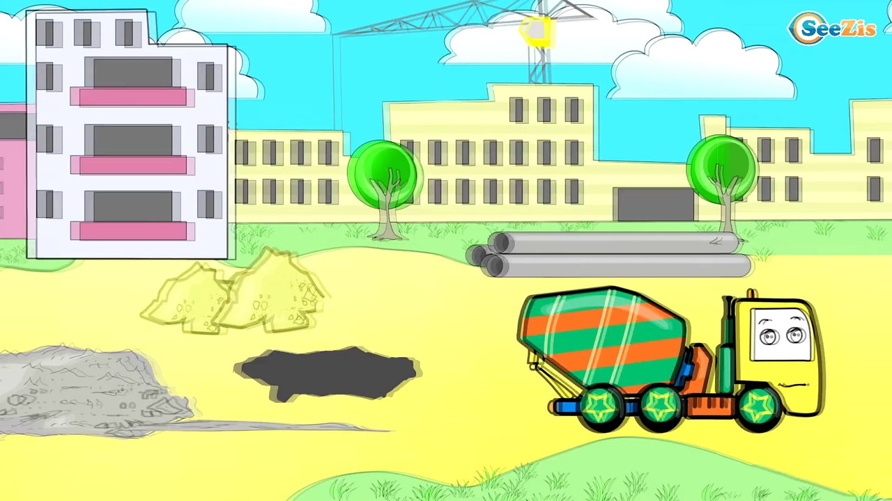 ✔ Bajki dla dzieci po polsku. Żuraw. Traktor, Ciężarówka. Auta po polsku. Tiki Taki Polski ✔