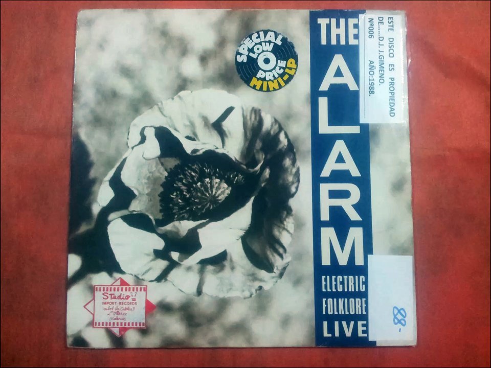 THE ALARM.''ELECTRIC FOLKLORE LIVE.''.(SPIRIT OF '76.)(12'' LP.)(1988.)