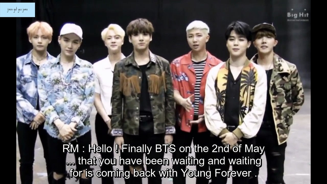 BTS Young Forever MELON Greeting