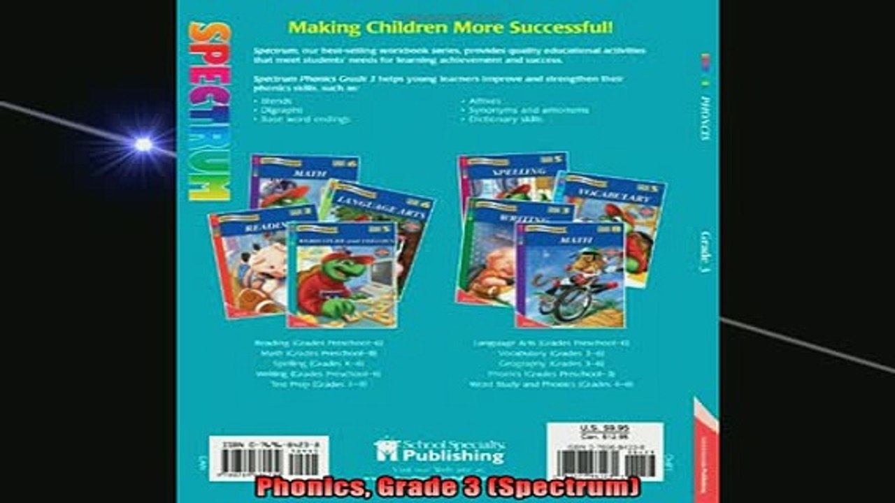 DOWNLOAD FREE Ebooks  Phonics Grade 3 Spectrum Full Ebook Online Free