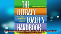READ book  The Literacy Coachs Handbook Second Edition A Guide to ResearchBased Practice Full Free