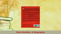 PDF  Mark Rothko A Biography Read Online