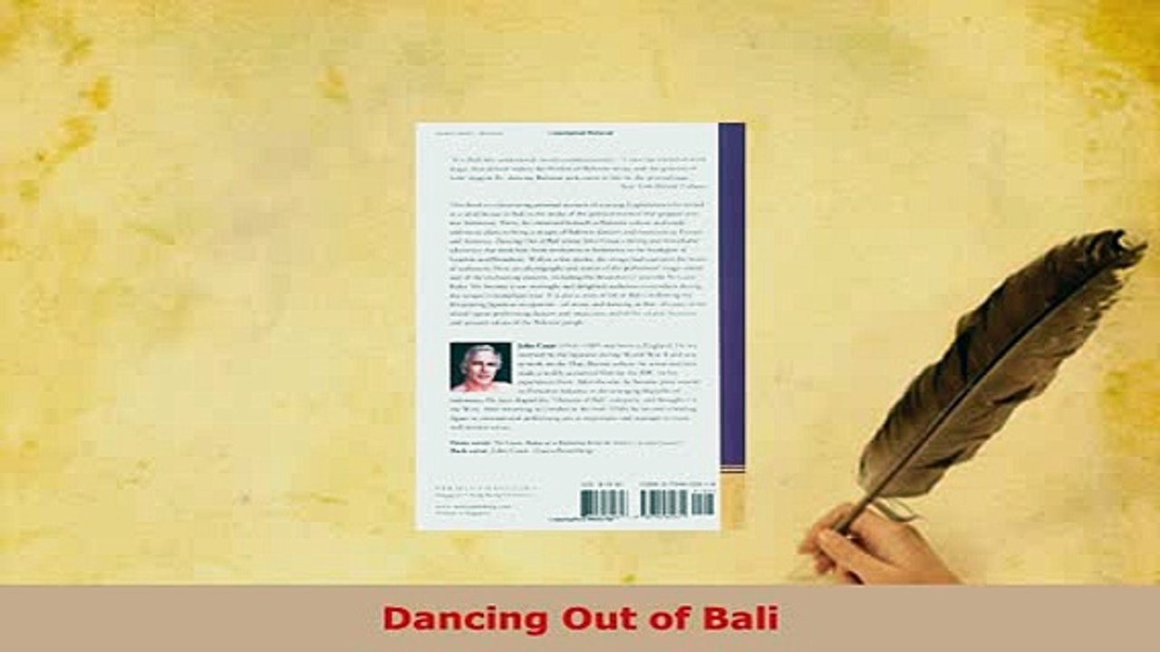 Download  Dancing Out of Bali Download Full Ebook