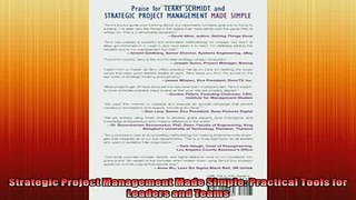 FAVORIT BOOK   Strategic Project Management Made Simple Practical Tools for Leaders and Teams  BOOK ONLINE