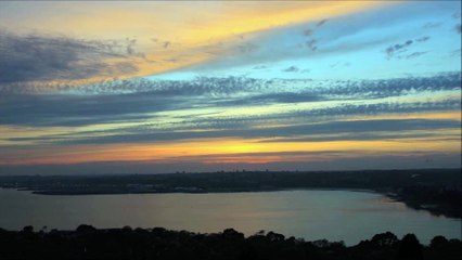 Brest info - Coucher de soleil sur la Rade