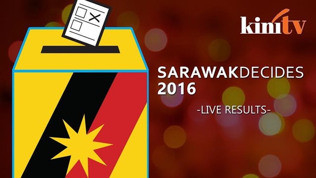 SIARAN LANGSUNG: PEMBUANGAN UNDI PILIHAN RAYA SARAWAK 2016