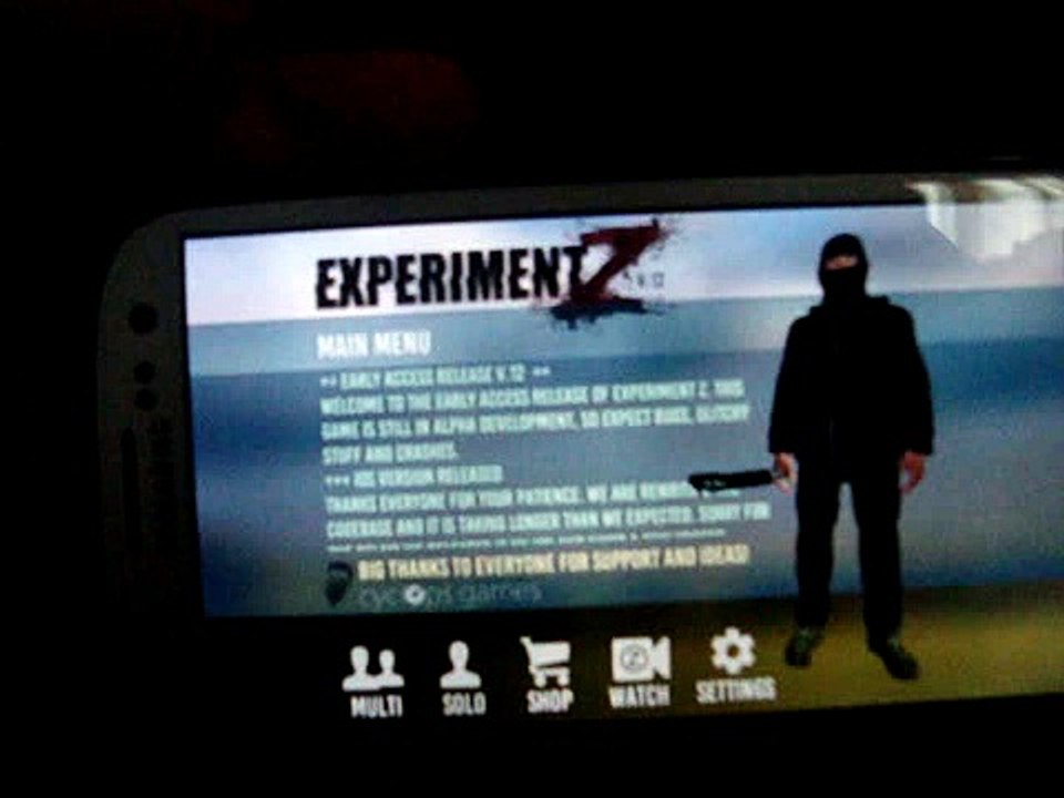 EXPERIMENT Z#2 -  ( SOBREVIVÊNCIA MULTIPLAYER EM MUNDO ABERTO )