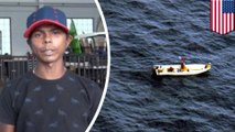 Colombian castaway rescued after spending two months adrift in the Pacific Ocean