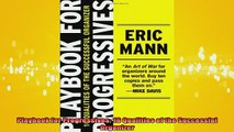 READ book  Playbook for Progressives 16 Qualities of the Successful Organizer Free Online