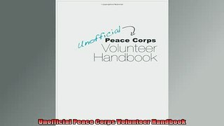 READ book  Unofficial Peace Corps Volunteer Handbook Full Free