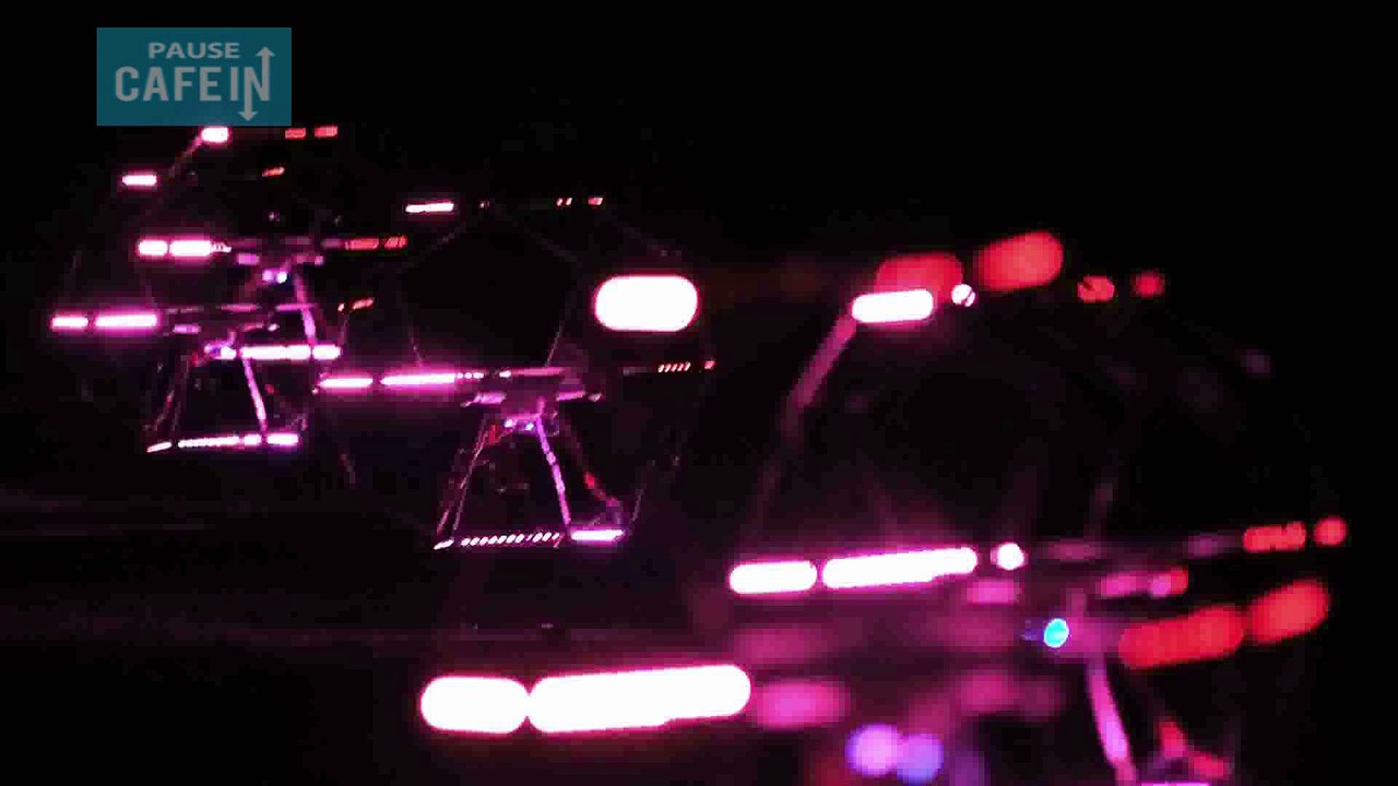 Ballet de drones au-dessus du Mont Fuji
