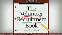 FREE EBOOK ONLINE  The Volunteer Recruitment Book And Membership Development Full EBook