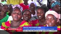 Deputy President William Ruto accuses opposition Cord leaders of being economic saboteurs