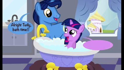 'Bath Time' Baby MLP Comic Reading