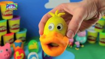 PEPPA PIG ANIMAL SURPRISE EGG FUN with 8 Play Doh Toy Surprise Eggs play dough DTSE