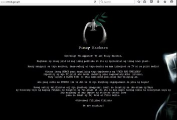 MTRCB.GOV.PH hacked by Pinoy Hackers because of Anti-Duterte Ad