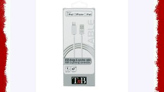 T'nB CIIPLIGHT1 Câble de Lightening USB Blanc