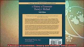 free pdf   A History of Economic Theory and Method Sixth Edition