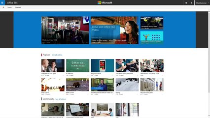 Bobby Juarbe  Presenting Office 365 Video