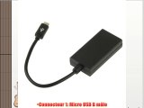 Adaptateur MHL micro usb vers hdmi pour téléphones Samsung Galaxy R i9103  Samsung Galaxy S