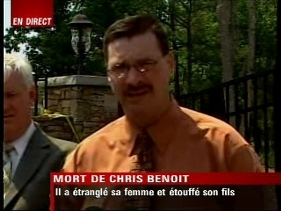 mort de chris benoit rapport d'enquète partie 1
