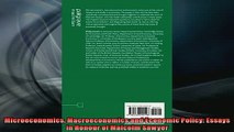 READ book  Microeconomics Macroeconomics and Economic Policy Essays in Honour of Malcolm Sawyer  FREE BOOOK ONLINE