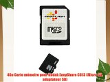 4Go Carte mémoire pour Kodak EasyShare C813 (Micro SD adaptateur SD)
