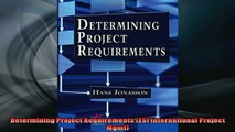 FREE PDF  Determining Project Requirements ESI International Project Mgmt READ ONLINE
