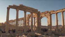 La vida vuelve a las ruinas romanas de Palmira