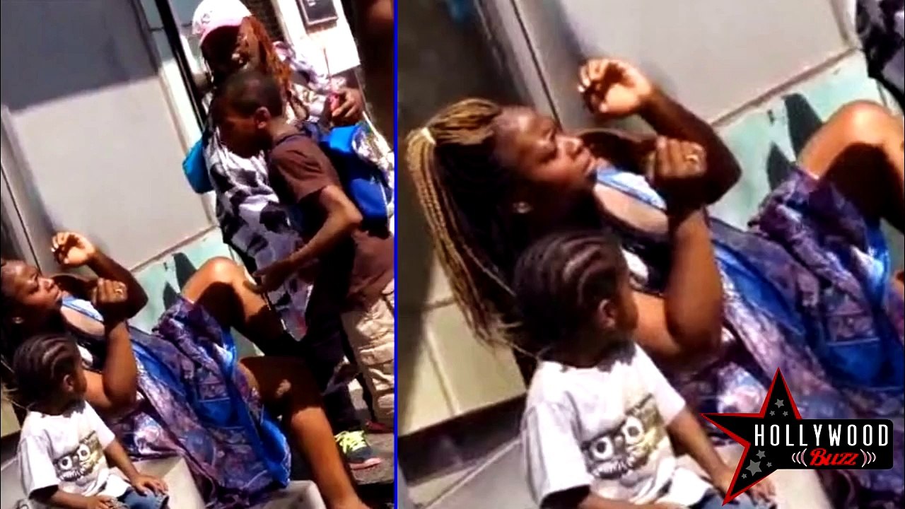 9 Year Old Boy Panics And Slaps His Junkie Mother In The Face