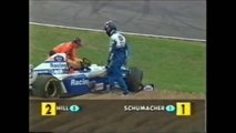 Formula 1 1995 British Grand Prix - Damon Hill & Michael Schumacher Crash