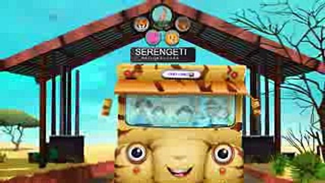 Wheels On The Bus Kenya Jungle Book Wildlife Safari Wild Animals and Animal Sounds ChuChu TV