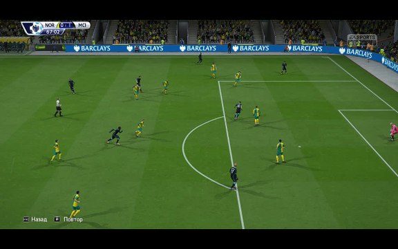 BPL 11 Тур. Норвич - Манчестер Сити 0:2. Aguero, 68'